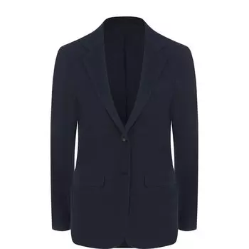 Однотонный жакет из смеси вискозы и льна Kiton