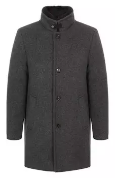 Пальто Bond-FUR с меховым воротником Moorer