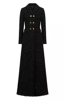 Пальто из хлопка и шерсти Giambattista Valli