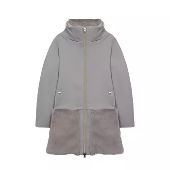 Пальто из хлопка и шерсти Herno