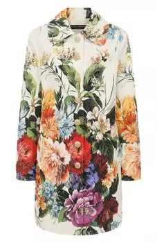 Пальто из хлопка и вискозы Dolce & Gabbana