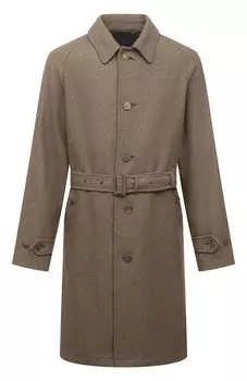 Пальто из шелка и шерсти Ralph Lauren