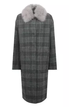 Пальто из шерсти и кашемира manzoni24