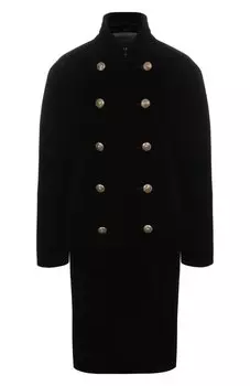 Пальто из вискозы и шелка Giorgio Armani