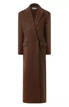 Пальто с отделкой стразами Giuseppe di Morabito