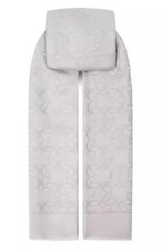 Палантин из шелка и шерсти Elie Saab