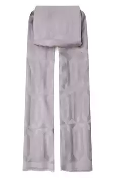 Палантин из шелка и шерсти Lanvin