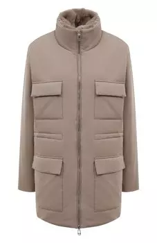 Парка с отделкой из меха кролика MVST