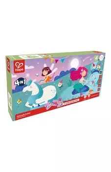 Пазл 4 в 1 Сказочные персонажи Hape
