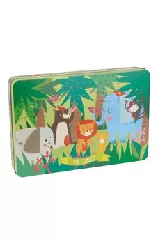 Пазл Джунгли в металлической коробке Apli kids