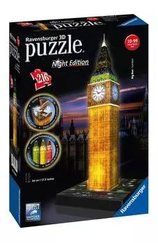 Пазл Ночной Биг-Бен 3D216 деталей Ravensburger