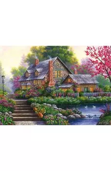 Пазл Романтический домик 1000 деталей Ravensburger