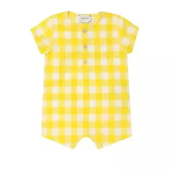 Песочник из смеси хлопка и льна Gucci