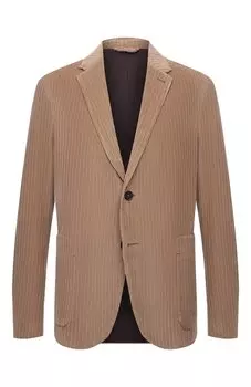 Пиджак из хлопка и кашемира Ermenegildo Zegna