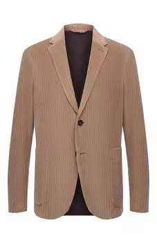 Пиджак из хлопка и кашемира Ermenegildo Zegna