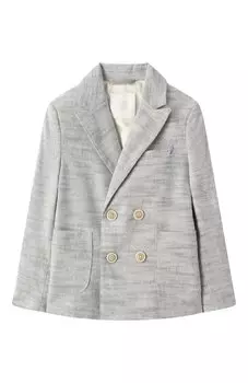 Пиджак из хлопка и льна Eleventy