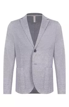 Пиджак из хлопка и льна Harris Wharf London