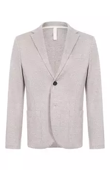 Пиджак из хлопка и льна Harris Wharf London