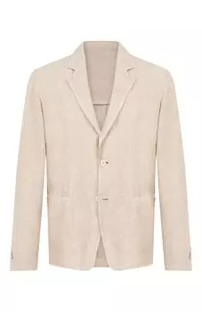 Пиджак из хлопка и льна InLinum