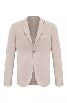 Пиджак из хлопка и льна L.B.M. 1911