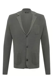 Пиджак из хлопка и льна Van Laack