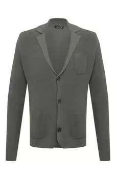 Пиджак из хлопка и льна Van Laack