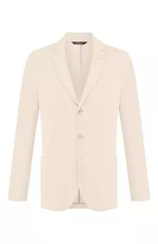 Пиджак из хлопка и шелка Loro Piana