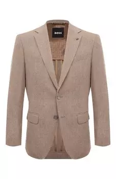Пиджак из хлопка и шерсти BOSS