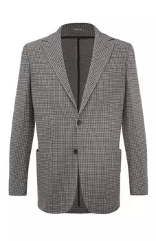 Пиджак из хлопка и шерсти Canali