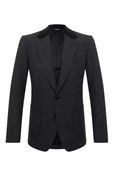 Пиджак из хлопка и шерсти Dolce & Gabbana
