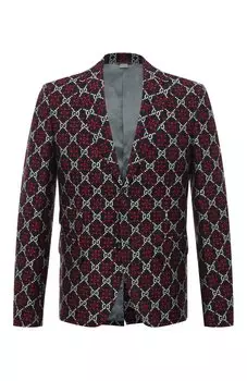 Пиджак из хлопка и шерсти Gucci