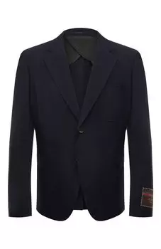 Пиджак из хлопка и шерсти Gucci