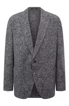 Пиджак из хлопка и шерсти Windsor
