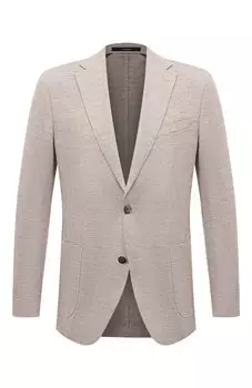 Пиджак из хлопка и шерсти Windsor