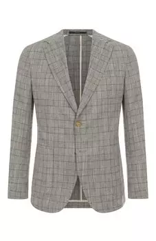 Пиджак из хлопка и шерсти Windsor
