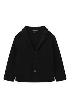 Пиджак из хлопка и вискозы Emporio Armani