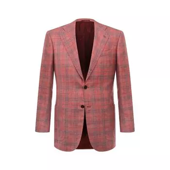 Пиджак из кашемира и льна Kiton