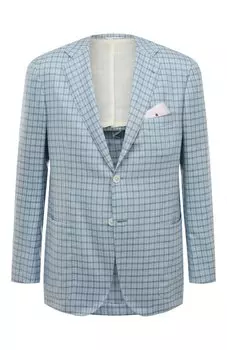 Пиджак из кашемира и льна Kiton