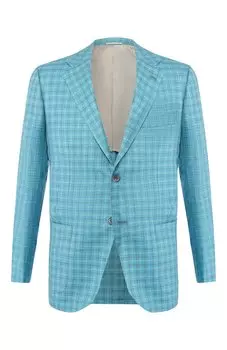 Пиджак из кашемира и льна Kiton