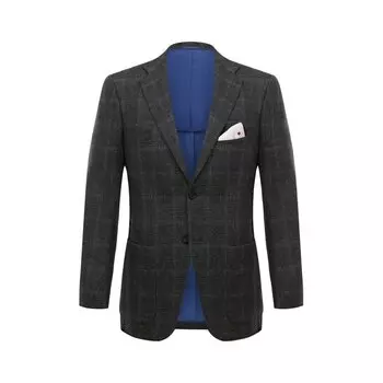 Пиджак из кашемира и шелка Kiton