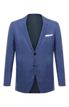 Пиджак из кашемира и шелка Kiton