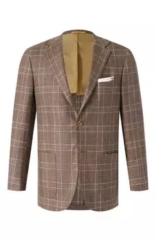 Пиджак из кашемира и шерсти Kiton