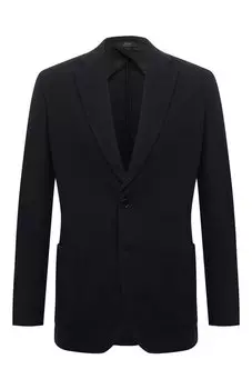 Пиджак из шелка и хлопка Brioni