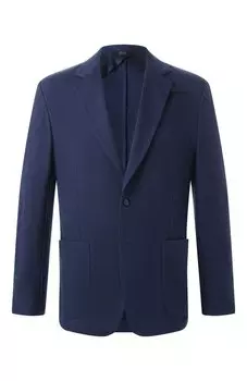 Пиджак из шелка и хлопка Brioni