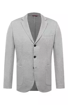 Пиджак из шелка и хлопка Brunello Cucinelli