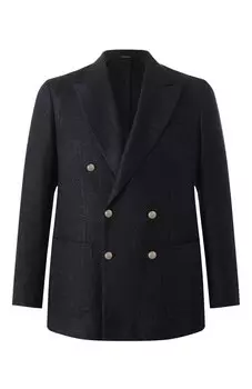 Пиджак из шелка и хлопка Sartorio