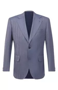 Пиджак из шелка и кашемира Brioni