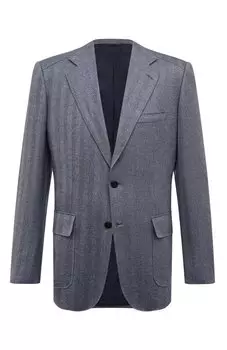 Пиджак из шелка и кашемира Brioni