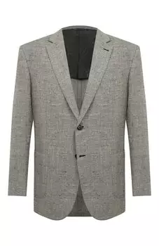 Пиджак из шелка и кашемира Brioni