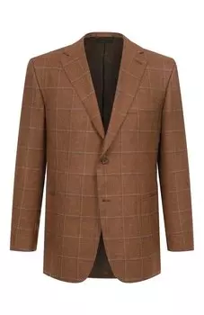 Пиджак из шелка и кашемира Brioni